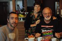 Com o David e a Eliane, do nosso B&B em Kona, na Big Island, no Havaí